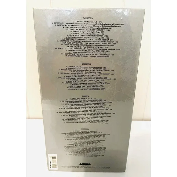 Barry Manilow Cassettes  Complete Collection And Then Some Set Of 4 Cassette NIB - Picture 3 of 4